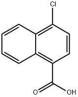 4-氯-1-萘甲酸 结构式