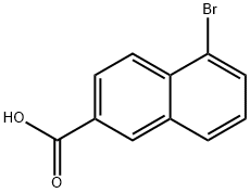5-溴-2-萘甲酸 结构式