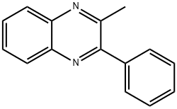 2-甲基-3-苯基喹喔啉 结构式