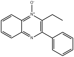 2-Ethyl-3-phenylquinoxaline 1-oxide 结构式