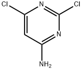 4-氨基-2,6-二氯嘧啶 结构式