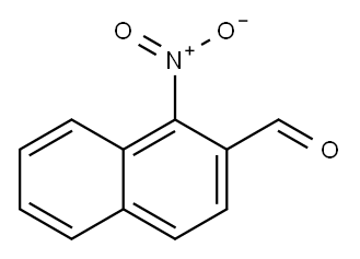 1-硝基-2-萘醛 结构式