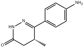 (R)-6-(4-氨基苯基)-4,5-二氢-5-甲基-3(2H)-哒嗪酮 结构式