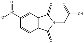 (5-NITRO-1,3-DIOXO-1,3-DIHYDRO-2H-ISOINDOL-2-YL)ACETIC ACID 结构式