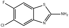 6-CHLORO-5-FLUOROBENZIMIDAZOLE-2-THIOL 结构式