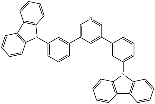 3,5-双(3-(9H-咔唑-9-基)苯基)吡啶 结构式