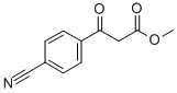 3-(4-氰基苯基)-3-氧代丙酸甲酯 结构式