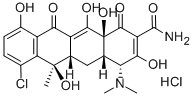 盐酸叉向金霉素 结构式