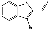 3-溴-苯并[B]噻吩-2-甲醛 结构式