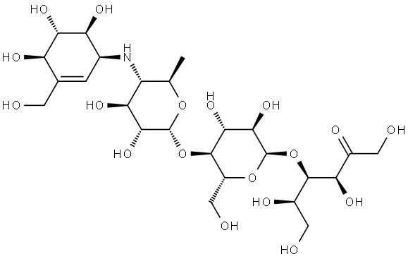 阿卡波糖 D-果糖杂质 结构式