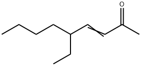 5-乙基壬-3-烯-2-酮 结构式