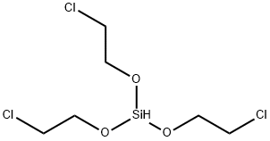 三(2-氯乙氧基)硅烷 结构式