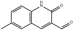 1,2-二氢-6-甲基-2-氧代喹啉-3-甲醛 结构式