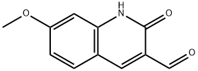 2-羟基-7-甲氧基喹啉-3-醛 结构式