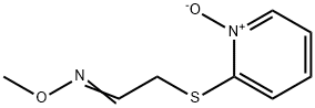 Acetaldehyde, 2-[(1-oxido-2-pyridinyl)thio]-, O-methyloxime (9CI) 结构式