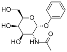 苯基-N-乙酰基-A-D-葡糖胺 结构式
