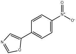 5-(4-硝基苯基)-1,3-噁唑 结构式