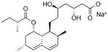 表洛伐他汀羟基酸钠盐 结构式