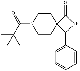 3-氧代-1-苯基-2,7-二氮杂螺[3.5]壬烷-7-甲酸叔丁酯 结构式