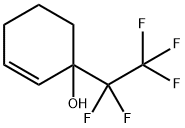 3-HYDROXY-3-(PENTAFLUOROETHYL)CYCLOHEXENE 结构式