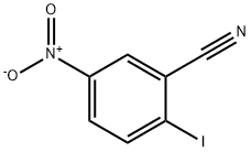 2-碘-5-硝基苄腈 结构式