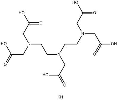 Glycine, N,N-bis2-bis(carboxymethyl)aminoethyl-, potassium salt 结构式