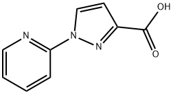 1-(吡啶-2-基)吡唑-3-甲酸 结构式