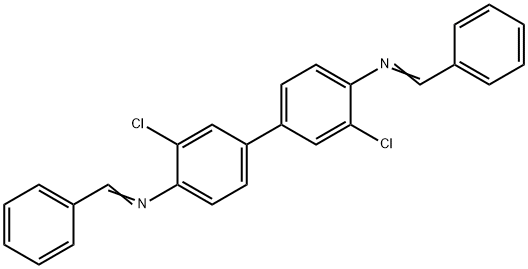 N,N'-双亚苄基-3,3'二氯联苯胺 结构式