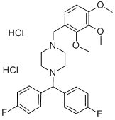 盐酸洛美利嗪 结构式