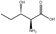 (2S,3S)-2-氨基-3-羟基戊酸 结构式