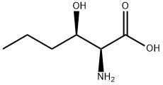 (2S,3R)-2-AMINO-3-HYDROXY-HEXANOIC ACID 结构式