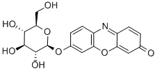 吩恶嗪酮-Β-D-葡糖糖苷 结构式