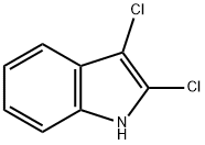 2,3-二氯吲哚 结构式