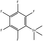 Trimethyl(pentafluorophenyl)stannane 结构式