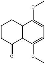 5,8-二甲氧基-1-萘满酮 结构式