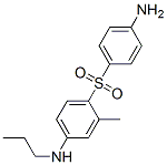 4-(4-aminophenyl)sulfonyl-3-methyl-N-propyl-aniline 结构式
