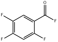 Benzoyl fluoride, 2,4,5-trifluoro- (9CI) 结构式