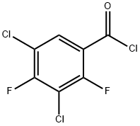 3,5-二氯-2,4-二氟苯甲酰氯 结构式