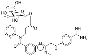 达比加群酰基Β维葡糖苷酸 结构式