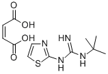 GUANIDINE, 1-tert-BUTYL-3-(2-THIAZOLYL)-, MALEATE 结构式