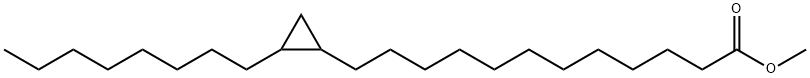 2-Octylcyclopropanedodecanoic acid methyl ester 结构式