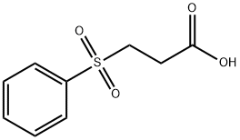 3-(苯磺酰)丙酸 结构式