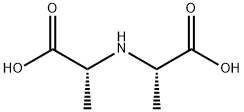 Alanine, N-(1-carboxyethyl)-, (R*,R*)- (9CI) 结构式