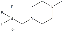 钾 1-甲基-4-三氟硼酸三甲基哌嗪 结构式