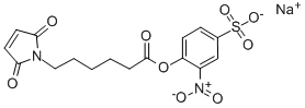 Ε-N-马来酰亚胺己酸(2-N-4-S)苯酯钠盐 结构式