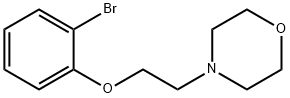 4-(2-(2-溴苯氧基)乙基)吗啉 结构式