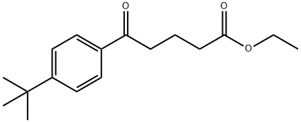 ETHYL 5-(4-T-BUTYLPHENYL)-5-OXOVALERATE 结构式