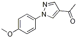 1-(1-(4-甲氧基苯基)-1H-吡唑-4-基)乙烷-1-酮 结构式