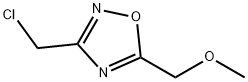 3-(氯甲基)-5-(甲氧基甲基)-1,2,4-恶二唑 结构式