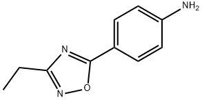 4-(3-ETHYL-1,2,4-OXADIAZOL-5-YL)ANILINE 结构式